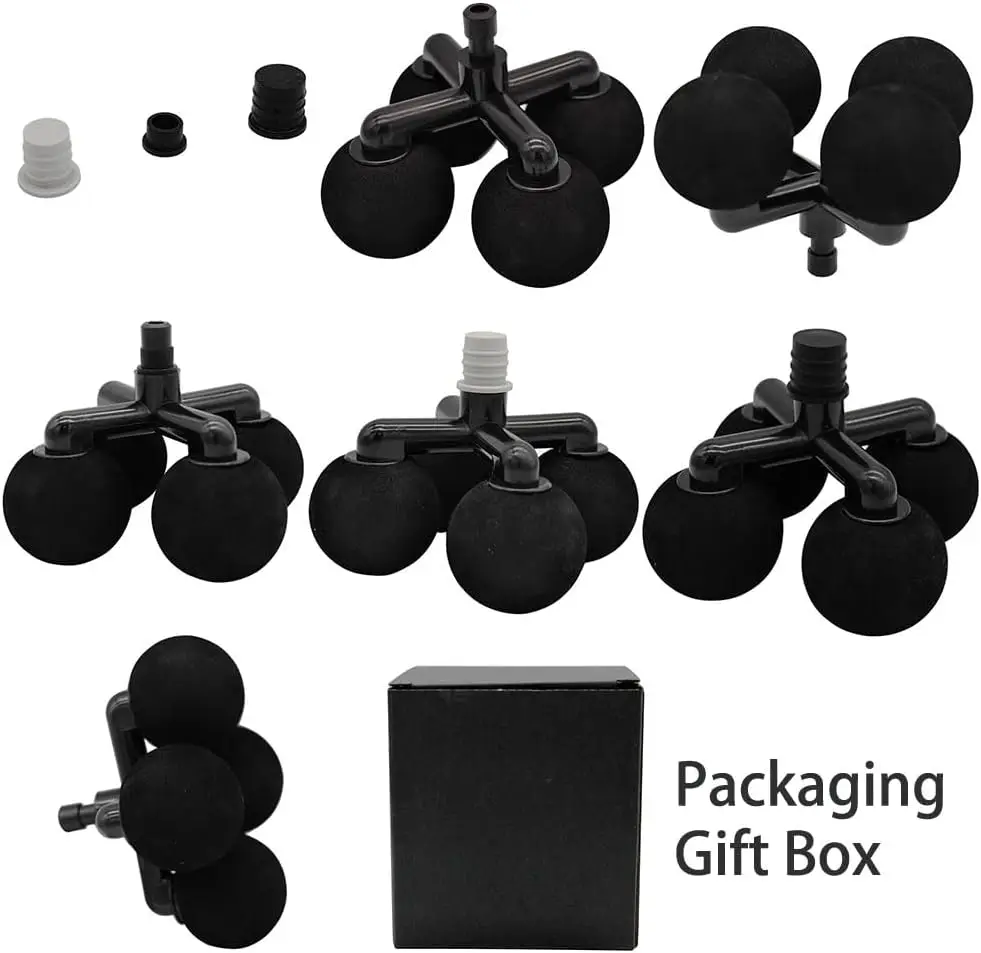 Massage Gun Head Four Heads Ball For Massage Gun Accessoires Fascial gun massage headBack Massagerrelieve lumbar body parts