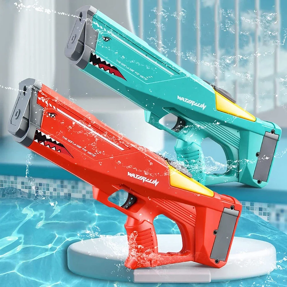 

Electric Water Gun Large Capacity Automatic Waterggun Children Outdoor Games Pool Summer Beach Toys for Kids Adults Water Fight