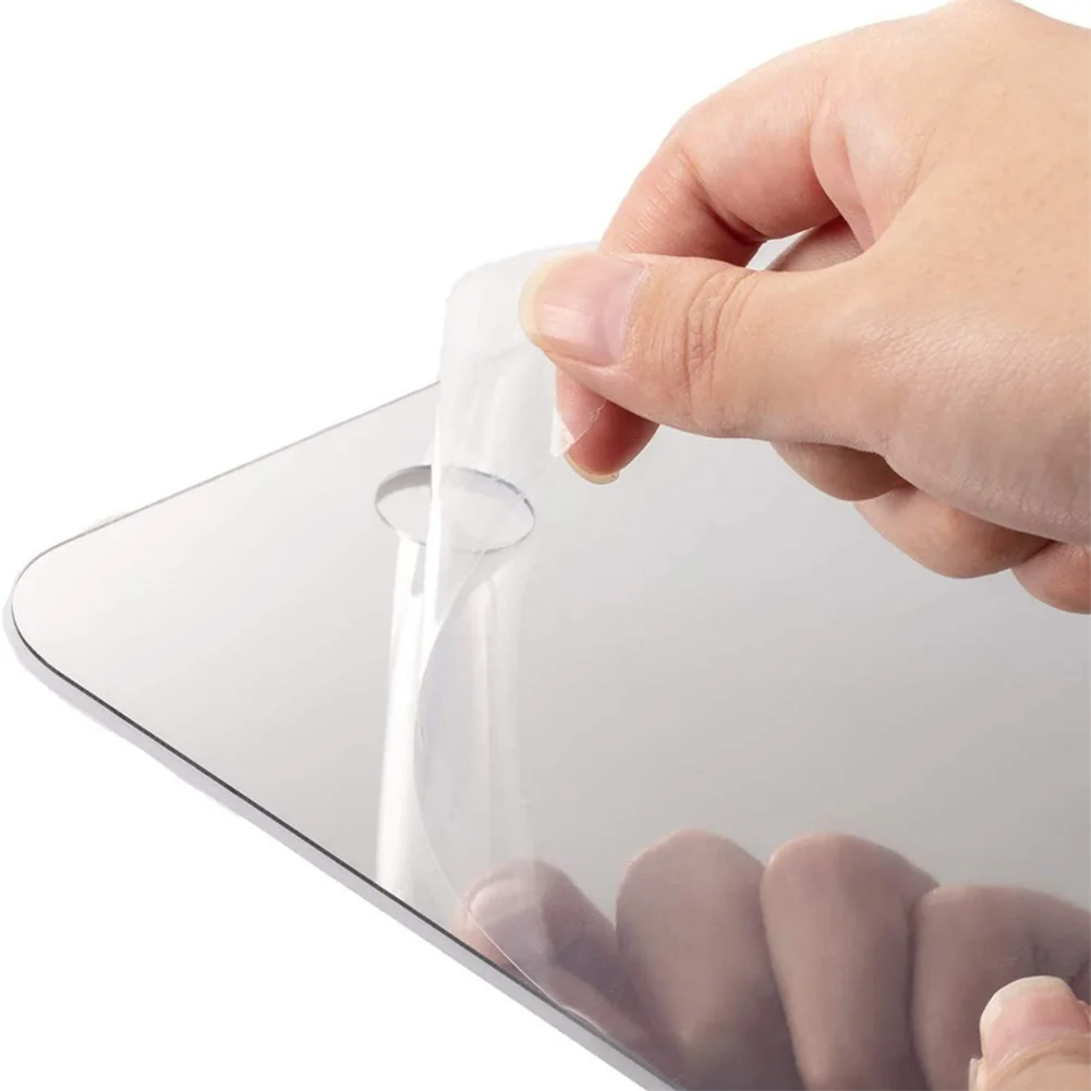 

1pcs Acrylic Mirror With Wall Suction Shower Mirror For Man Shaving Women Makeup Portable Travel Bathroom Accessories 17x13cm