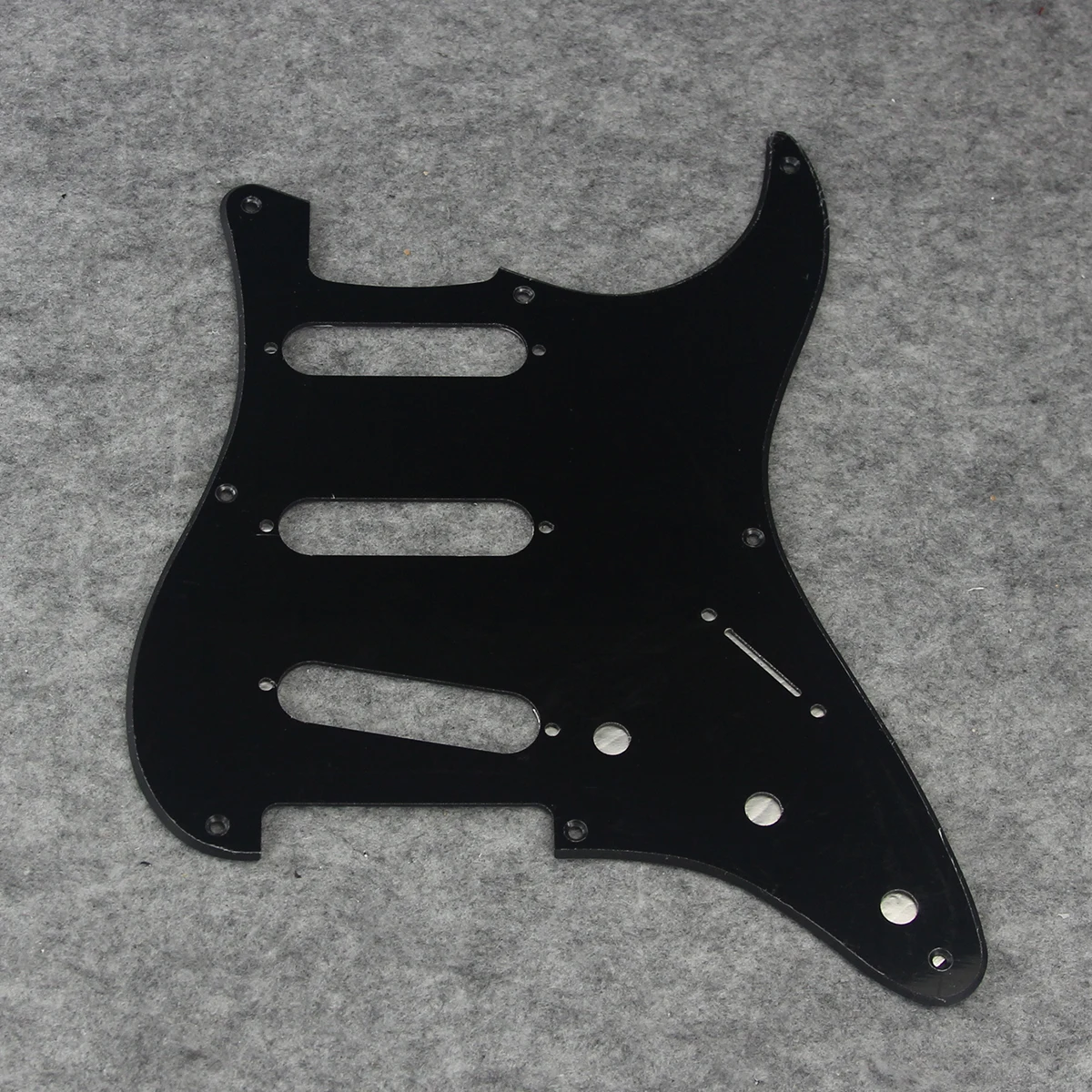 FLEOR Set of Vintage 8 Holes ST Pickguard SSS Guitar Back Plate & Screws for Electric Guitar Parts, 7 Colors Choose