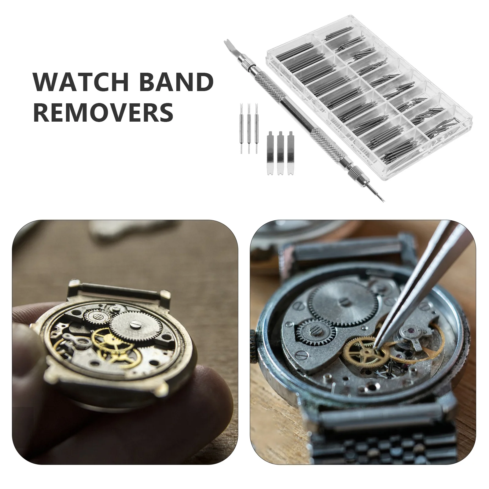 

1Set Watch Band Repair Kit Professional Watch Link Removal Tools Strap Repair Watchband Adjustment Watchband Adjustment Needles