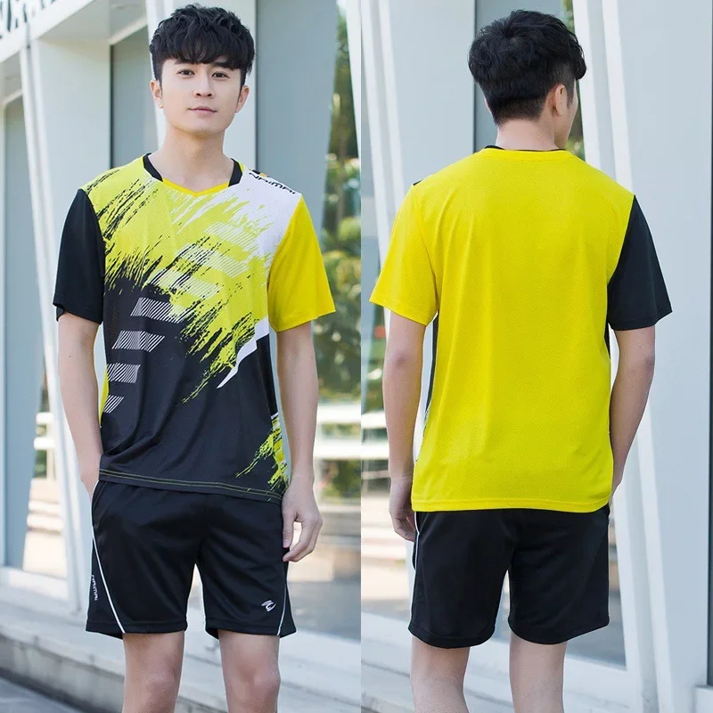 Women / Men\'s Elastic tennis t shirts , T-shirt Badminton , Rose Red Youth Kit , Shorts Table Tennis , team sportswear uniforms