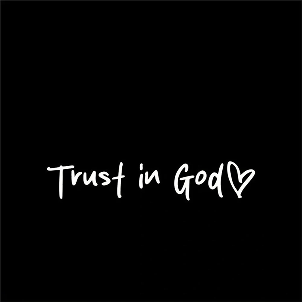 2025 Hot Sale Brand. Good And High Quality Trust In God Believe In God Rearview Mirror Stickers For Cars Motorcycles YAFEX