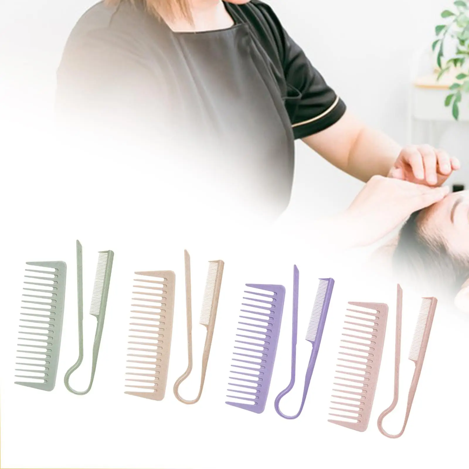 عبوة من فرشاة فك تشابك الشعر للإدارة في محلات الحلاقة والأطفال