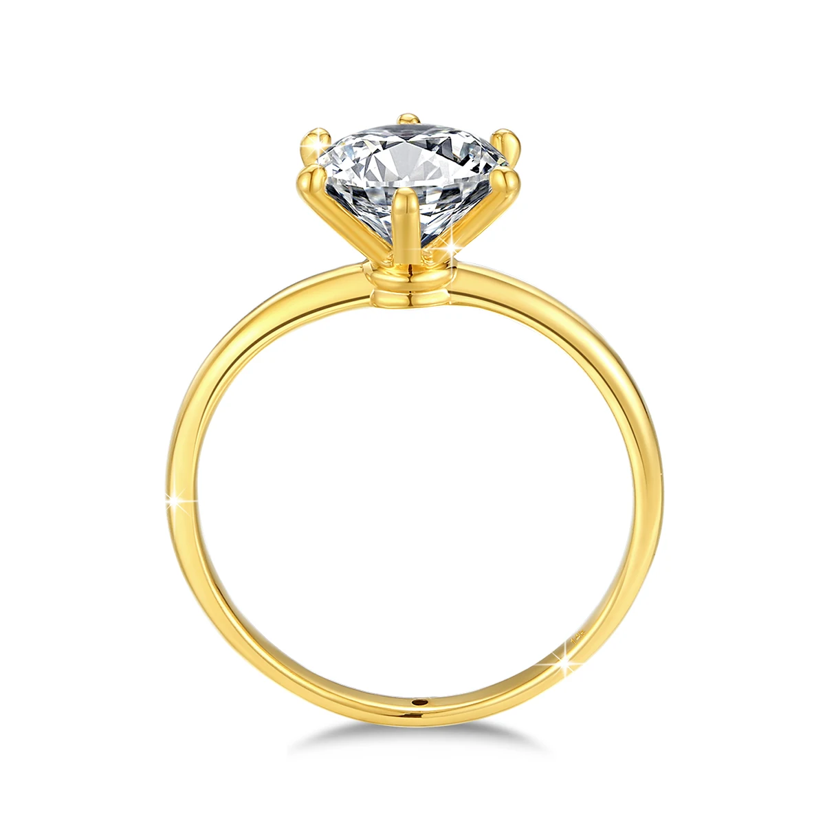 

Кольца с муассанитом 2 карата для женщин, обручальное кольцо из золота 14K, сертифицированное AU585, желтое золото D VVS, кольцо-солитер для помолвки, подарок на вечеринку