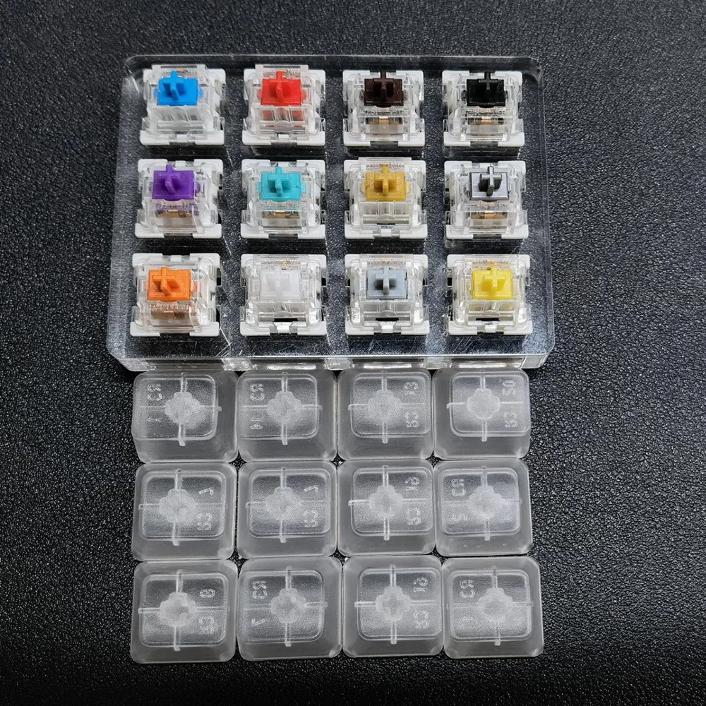 Outemu Switches Tester for Mechanical Keyboard Gaming Switch 9 12 Key Blue Linear Clicky Slient Silver White SMD Axis Customize - view 3