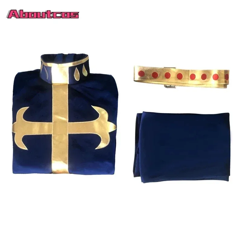 Aboutcos Anime JOJO's Bizarre Adventure Cospaly Enrico Pucci Cosplay Kostuums Mannen Halloween Sets Custom Maid