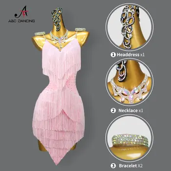 10 best sales Ragazza in abito da ballo latino - №7