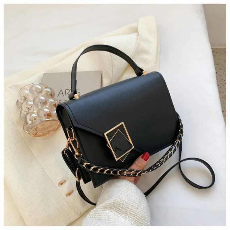 Foreign Trade Popular Women\'s Bag  Fashion Simple Shoulder Bag Women Ins Internet Celebrity Foreign Style Portable Messenger Bag