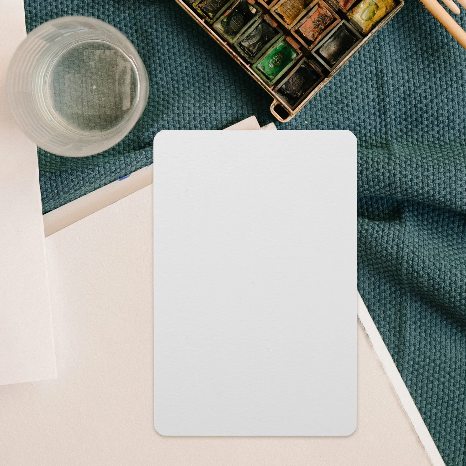 

25 Pcs Watercolor Paper Card Business Cardstock Printer Other Drawing Canvas Blank