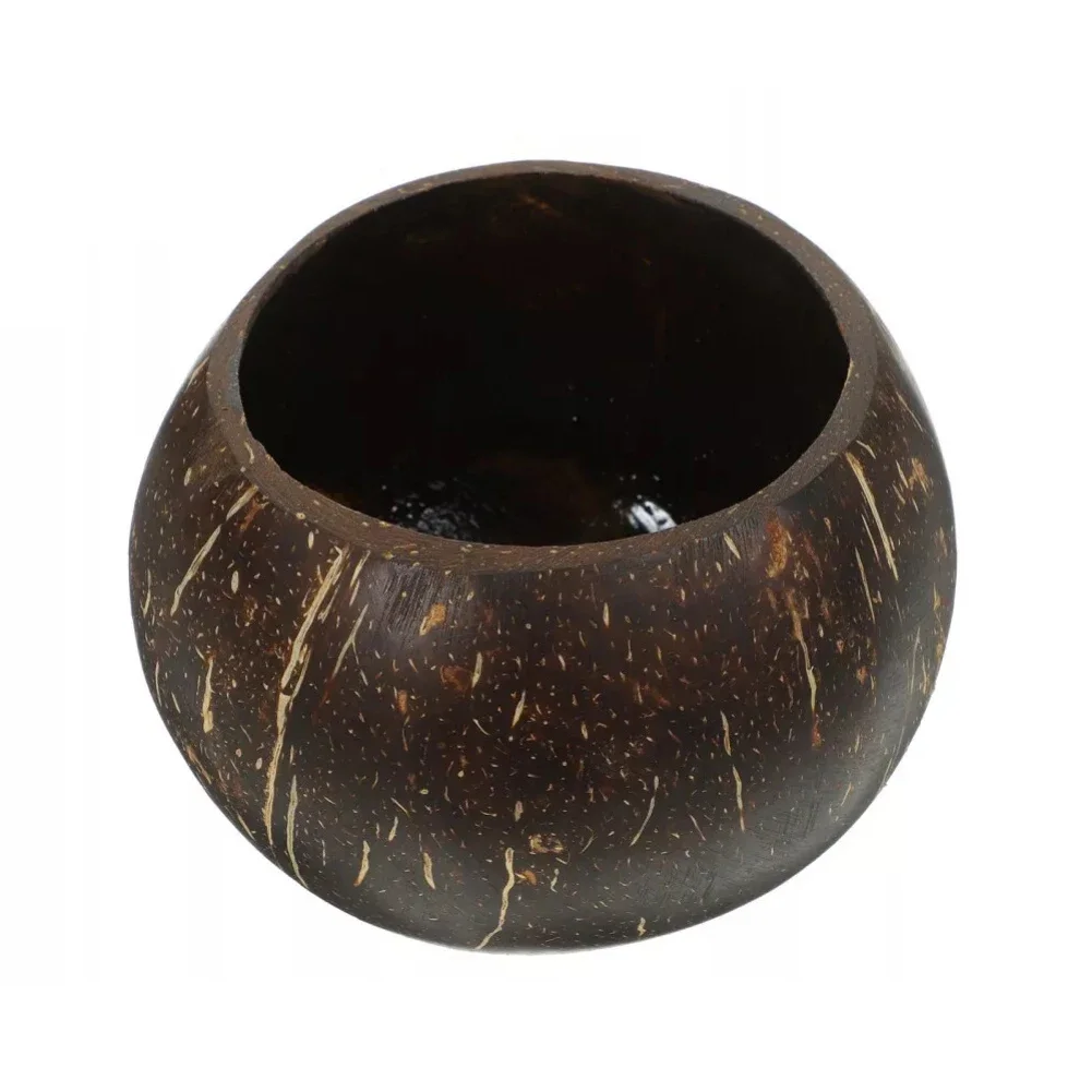 Dried Fruit Bowl Candle Coconut Bowl Candle For Island Escape Island Escape Polished Coconut Shell Sustainable Style Handmade