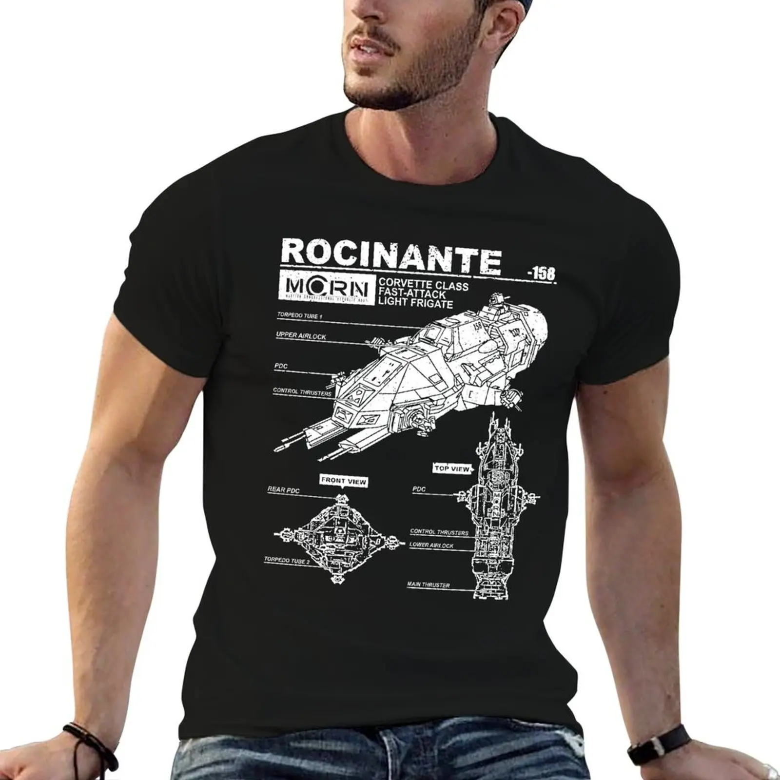 Rocinante T-Shirt plus size clothes man clothes tshirts for men