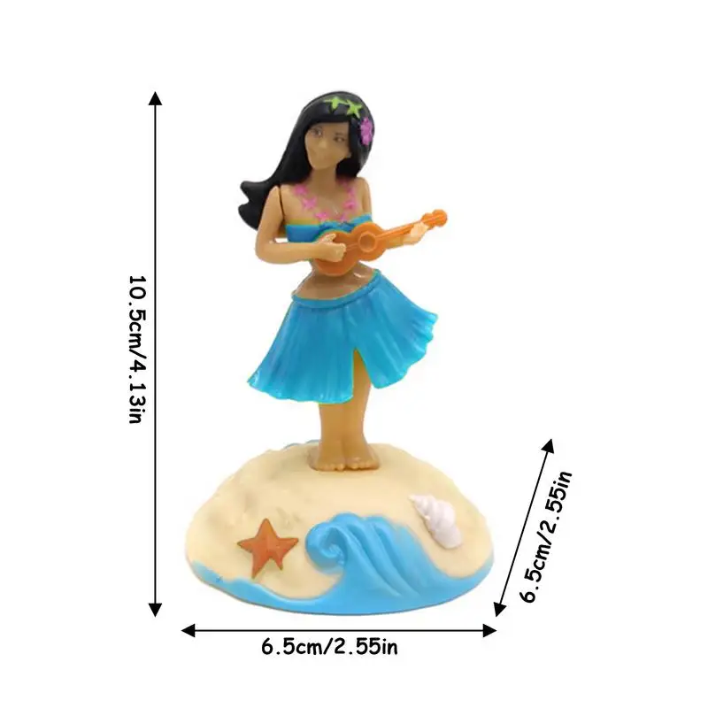 Car Dancing Girl Fashion Solar Powered Swinging Animated Bobble Dancer Toy Car Decor Kids Toys Gift For Car Dashboards, Bedrooms
