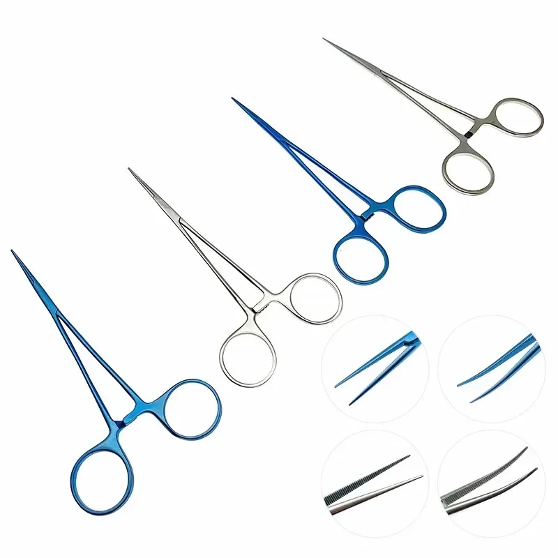 Microvascular hemostatic forceps Micro Ophthalmology Veterinary Surgical Instruments