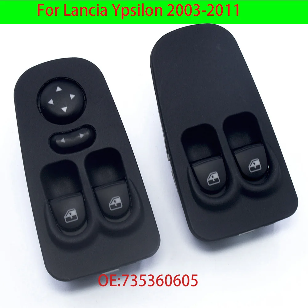 735360605 Power Window Control Switch For Lancia Ypsilon 2003 2004 2005 2006-2011 735360604