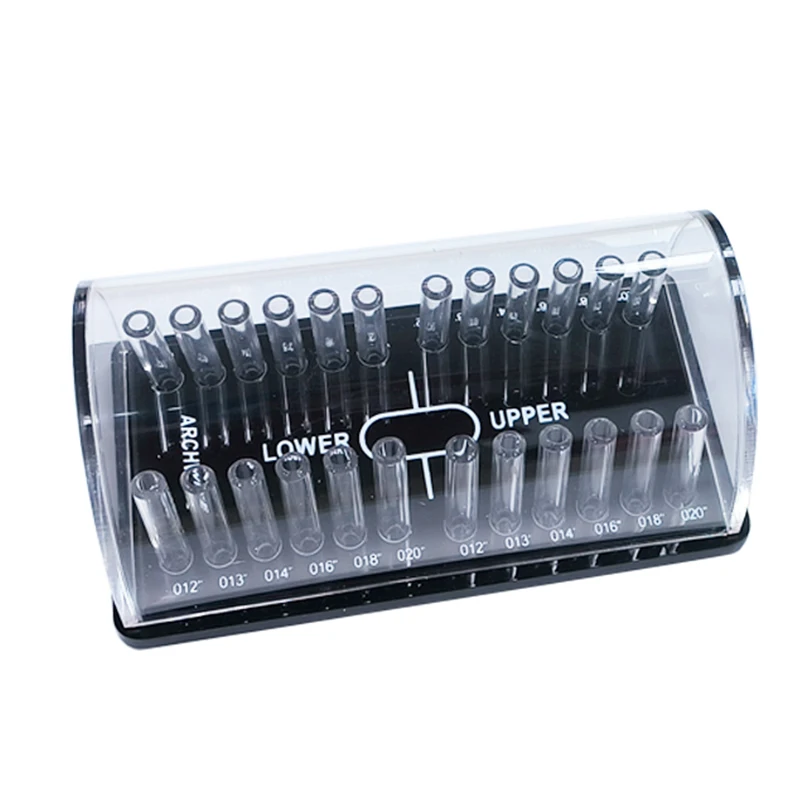 Стоматологическая ортодонтическая круглая коробка для арочных проводов, акриловый диспенсер для хранения арочных проводов, держатель для размещения инструмента, стоматологический инструмент