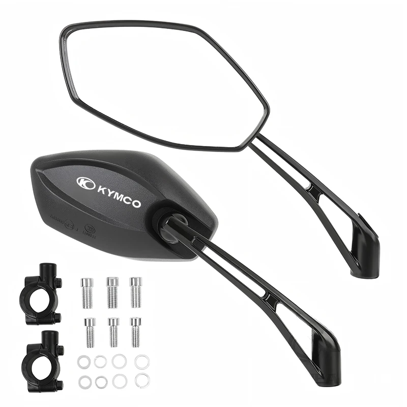 2pcs Motorcycle Modified Rearview Mirrors Alloy ABS Accessories For KYMCO Xciting 250 300 400 AK550 CT250 CT300 DOWNTOWN