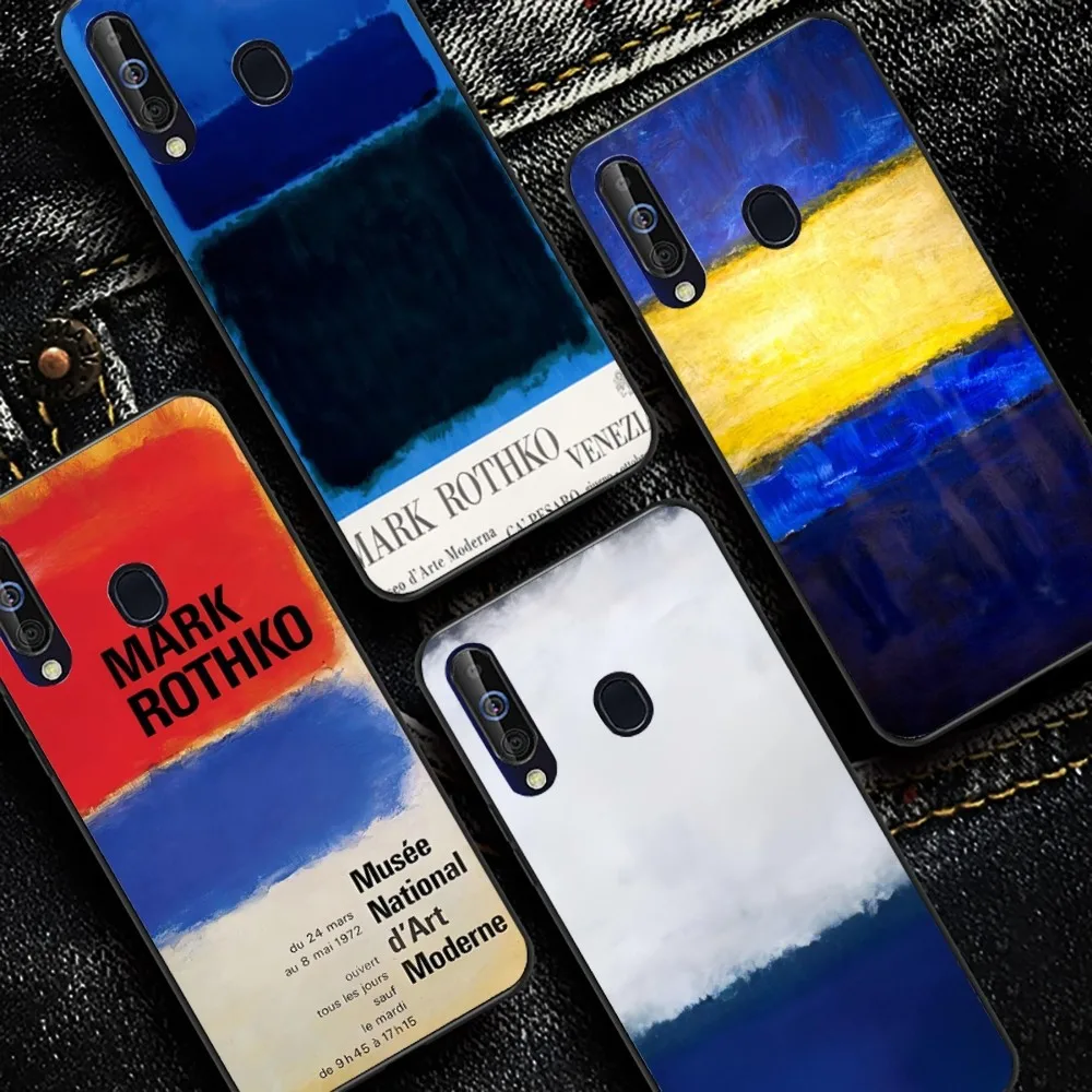 Rothko Abstract Colorful Tin Signs Phone Case For Samsung A 10 11 12 13 20 21 22 30 31 32 40 51 52 53 70 71 72 73 91 13 shell