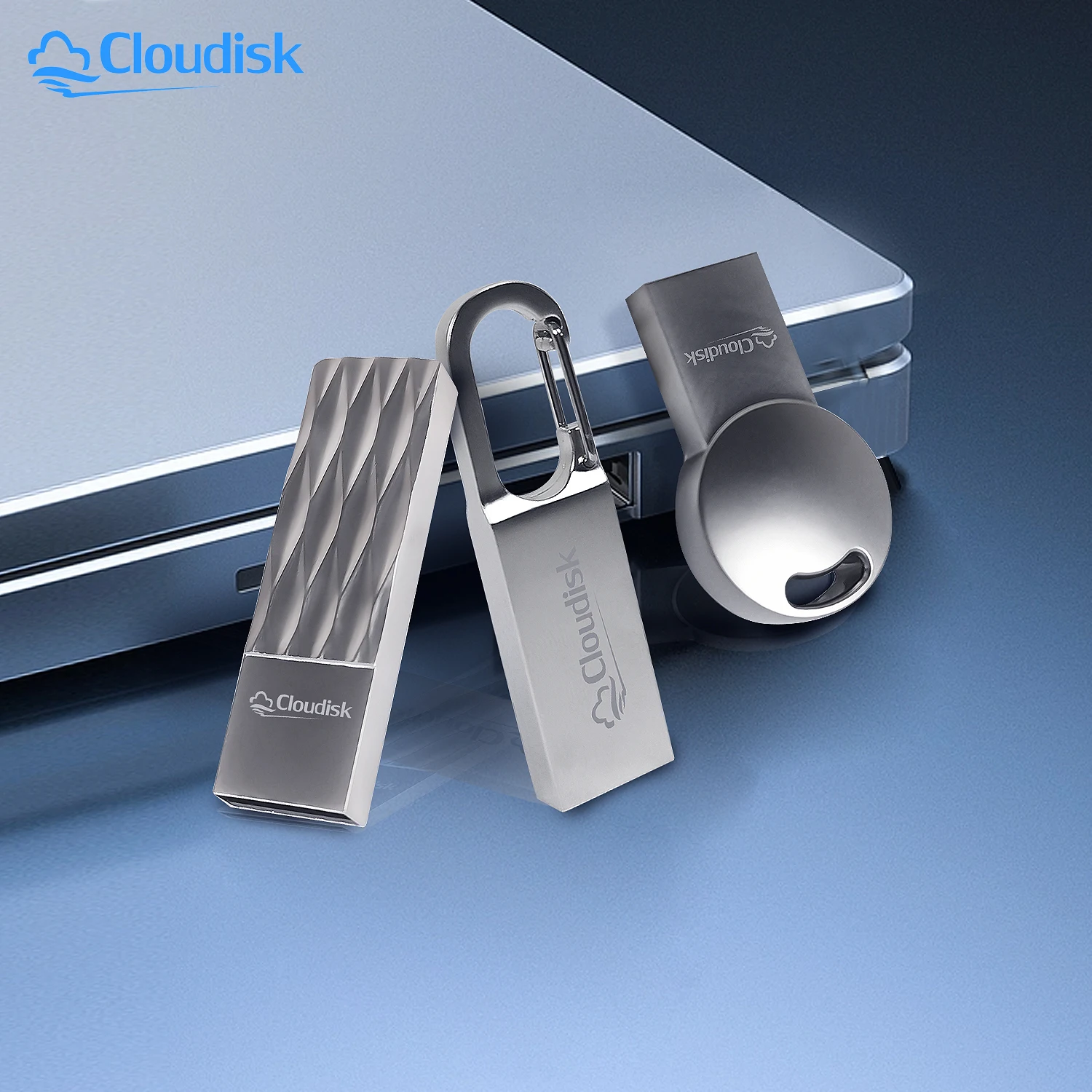 Cloudisk-محرك قلم معدني مقاوم للماء ، محرك أقراص فلاش USB ، كمبيوتر شخصي ، كمبيوتر محمول ، 1 جيجابايت ، 2 جيجابايت ، 4 جيجابايت ، 8 جيجابايت ، 16 جيجابايت ، جيجابايت ، 64 جيجابايت ، 32 جيجابايت ، يو إس بي