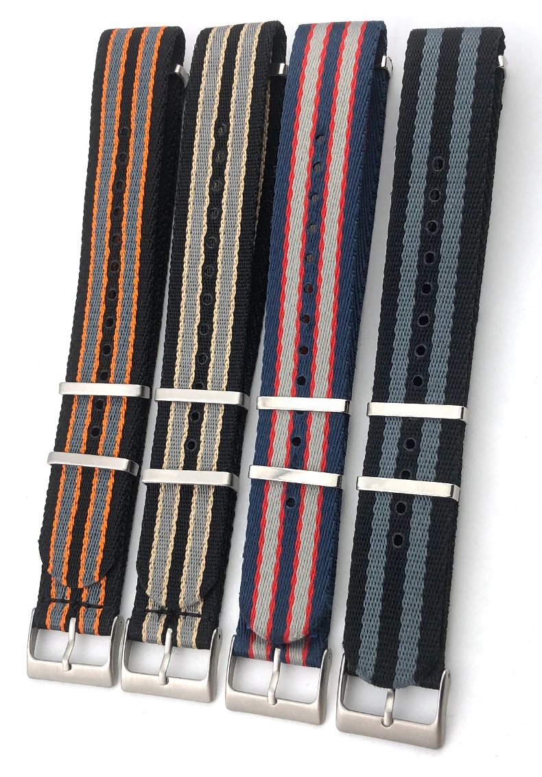 20mm Nylon Canvas Strap Fit for Omega Strap For Seamaster 300 Speedmaster AT150 Aqua Terra Watchband Accessories Wrsitband