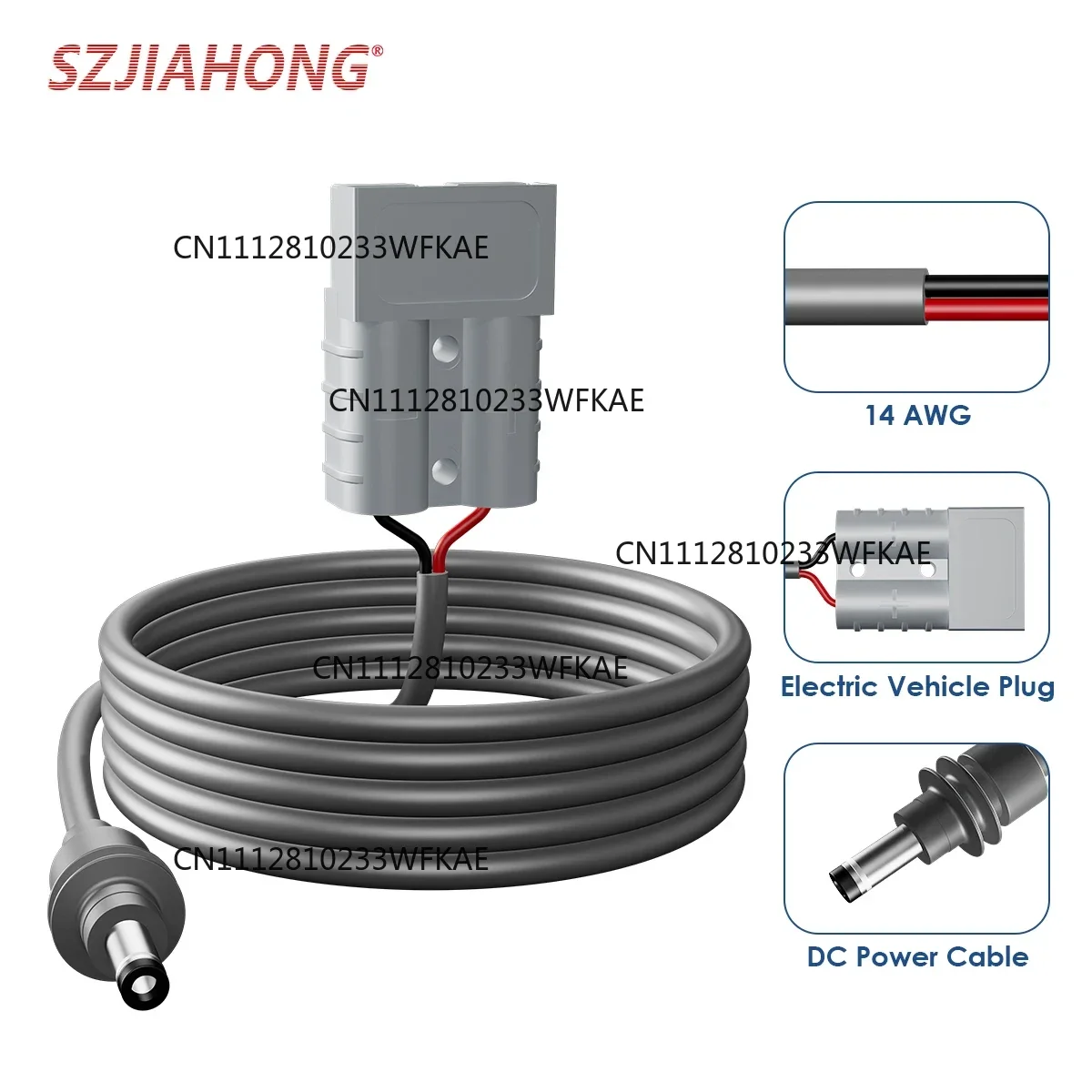 For Starlink Mini Connetor For Anderson Plug 50A 600V DC Power Cable Waterproof Extension Cord With DC Cable
