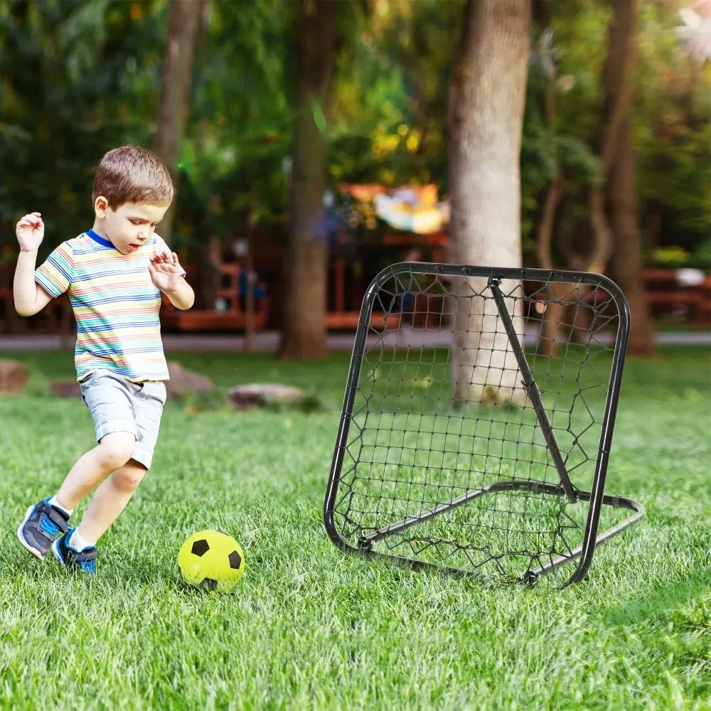 

Soccer Rebounder Net, Adjustable angle,Portable Training Goal Net with Folding Design,Sturdy Metal Tube, for baseball raining