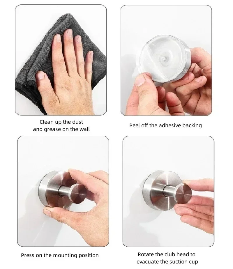 Black Suction Cup Hooks for Glass Window,Towel Hooks for Bathroom Shower Door Wall,Bath Coat Robe Looafh Hook for Hanging