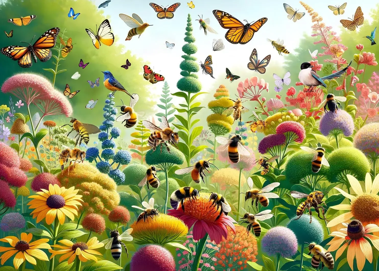 

1314/1000/520 Pieces Puzzles for Butterfly with Bees Jigsaw Puzzles for Gameroom Bedroom Livingroom Challenging Family Games