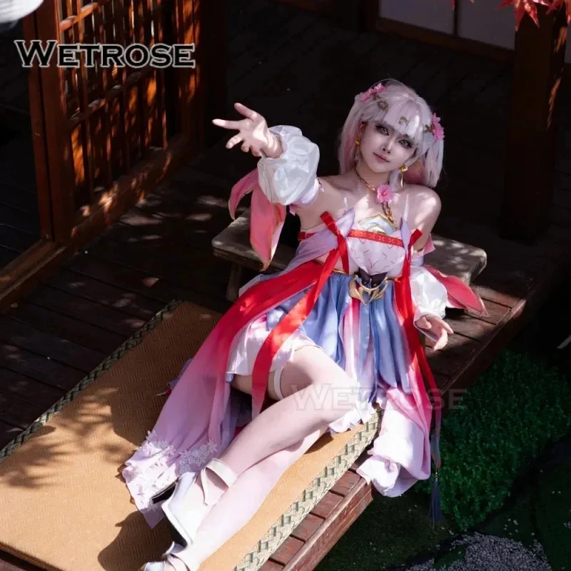 

[Wetrose] В наличии Jinhsi Peach Blossom Wuthering Waves Косплей Костюм Хэллоуин Рождество