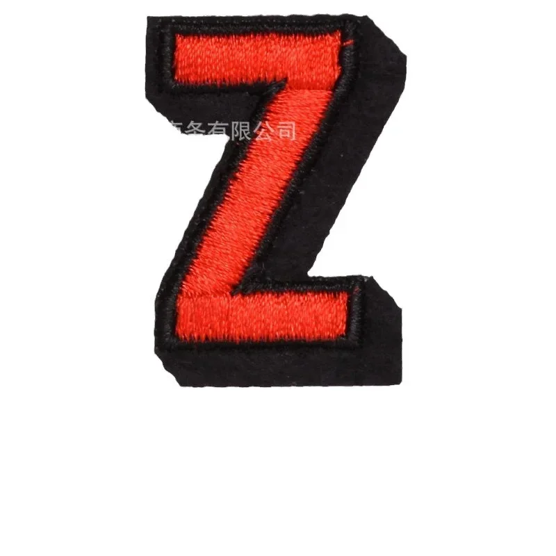 26 English Letters Fashion Embroidery Iron on Patches Small Alphabet A-Z Name Bagde Cartoon Cloth Appliques Decoration Sticker image 5