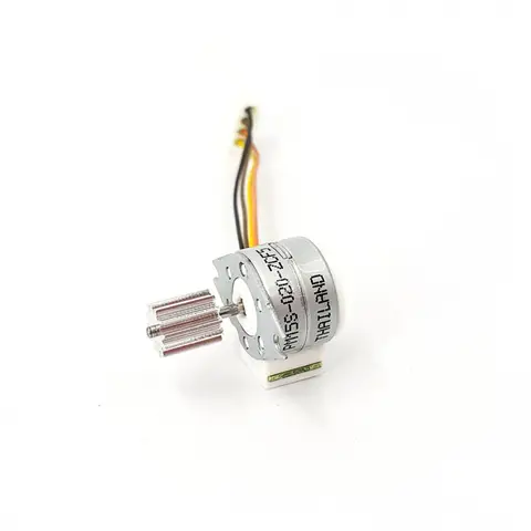 PM15S 미니 15mm 스테퍼 모터 2 기어 DIY 디지털 제품 카메라 부품 단계 4 와이어 미니 스테핑 모터 12 치아 알루미늄