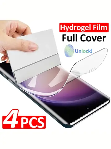 4pcs Hydrogel Film For Samsung Galaxy S26 S25 S24 S23 S22 S21 S20 Ultra Plus Screen Protector For Samsung S25 S24 S23 S20 S21 FE
