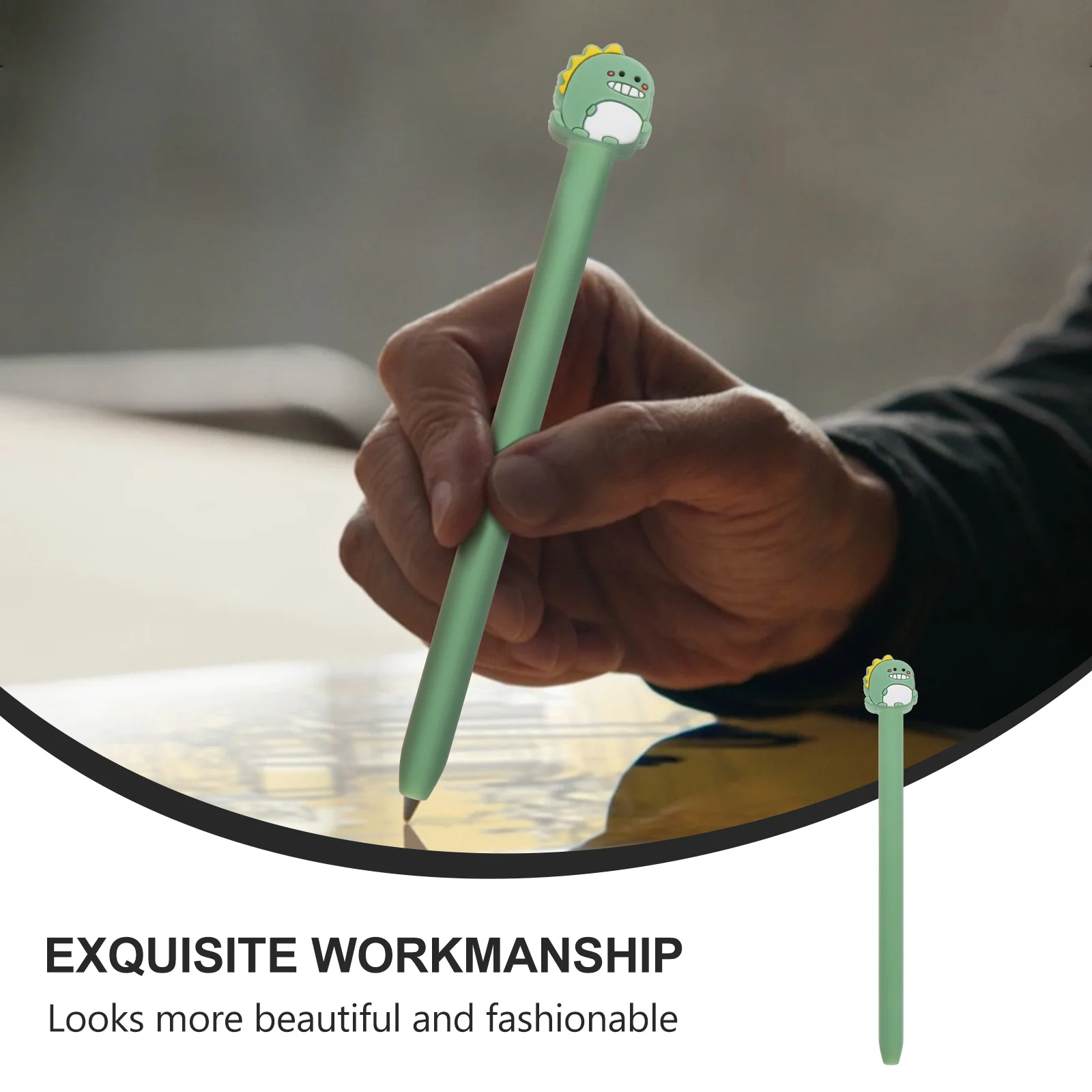 1 قطعة غطاء قلم ستايلس سيليكون لطيف الكرتون تصميم مقاومة للخدش واقية كم لقلم اللمس حامل المحمولة #3