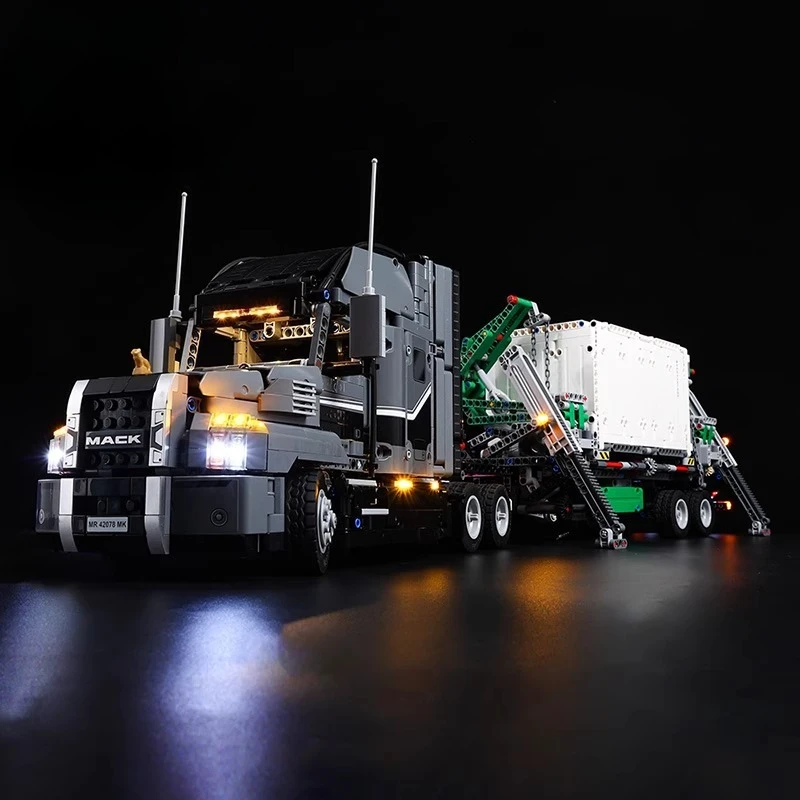 Juego de iluminación LED adecuado para LEGO Technic Mack Anthem 42078 (no incluye bloques de construcción)