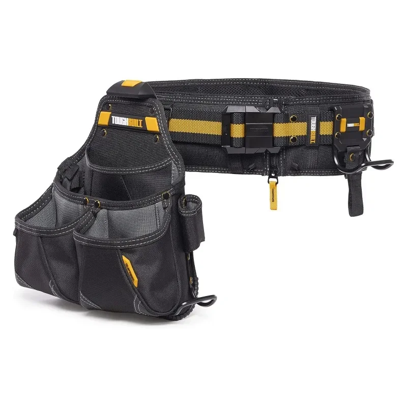 ToughBuilt TB-CT-102-3P Pro Framer Set di cinture per attrezzi Borsa per imballaggio di attrezzi Marsupio 3 in 1 Porta martello per cintura