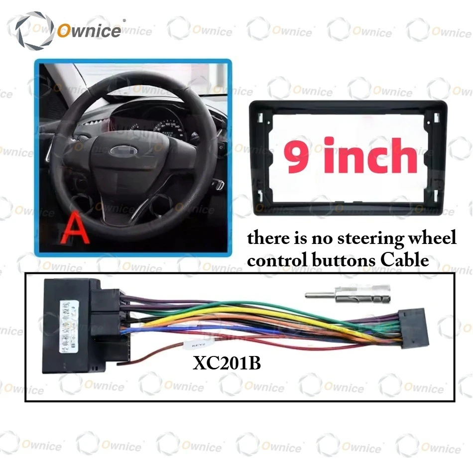 

Автомобильные радиоприемники Ownice 9 с установочными рамками для Ford C-Max, S-Max, Connect, Fiesta, Fusion, Galaxy, Kuga, Mondeo, Transit 2005-2013, а также жгут проводов для Connect Focus