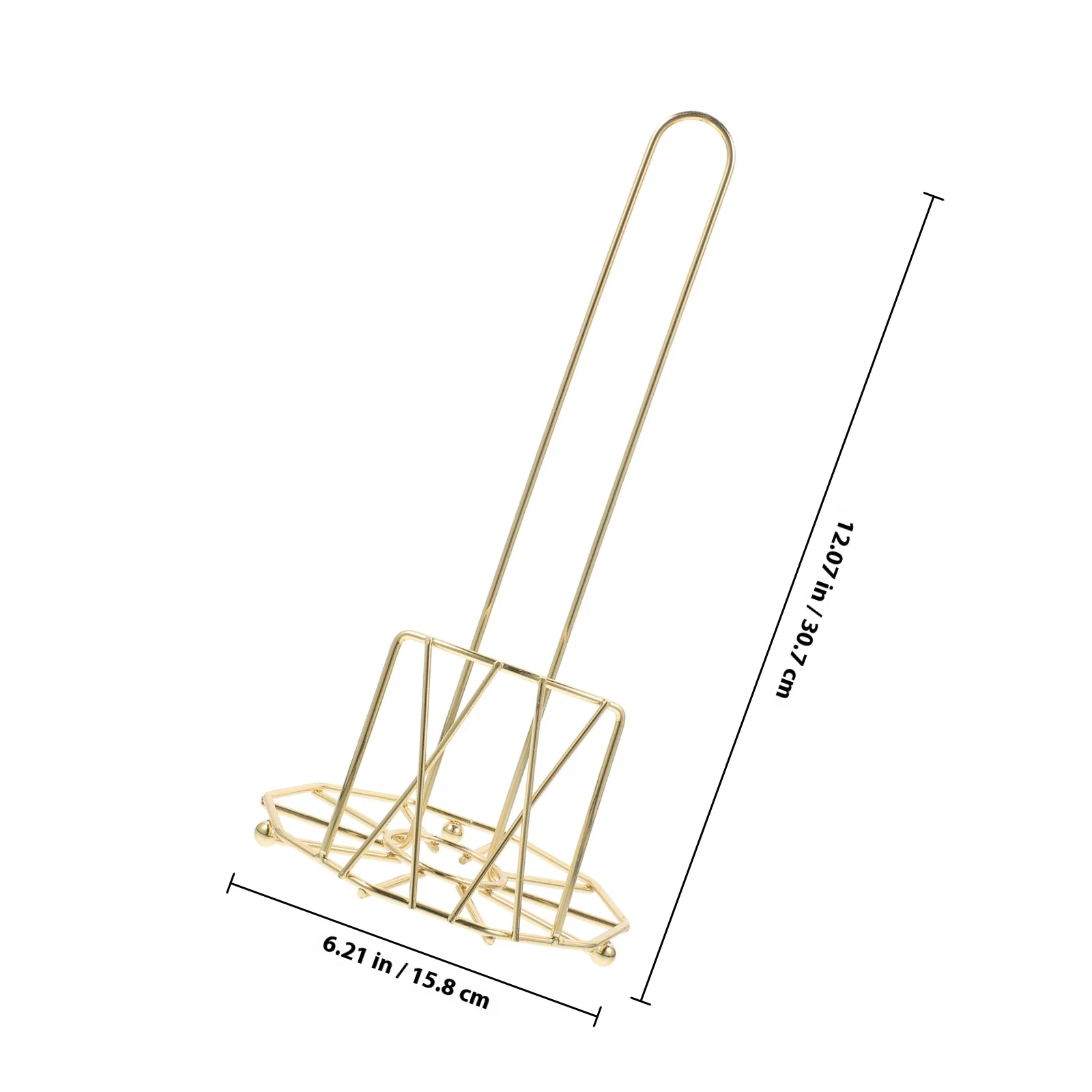 1Pcs Vertical Paper Towel Holder Kitchen Roll Stand with Metal Texture Hollow Out Design Stable Countertop Tissue Rack for Easy