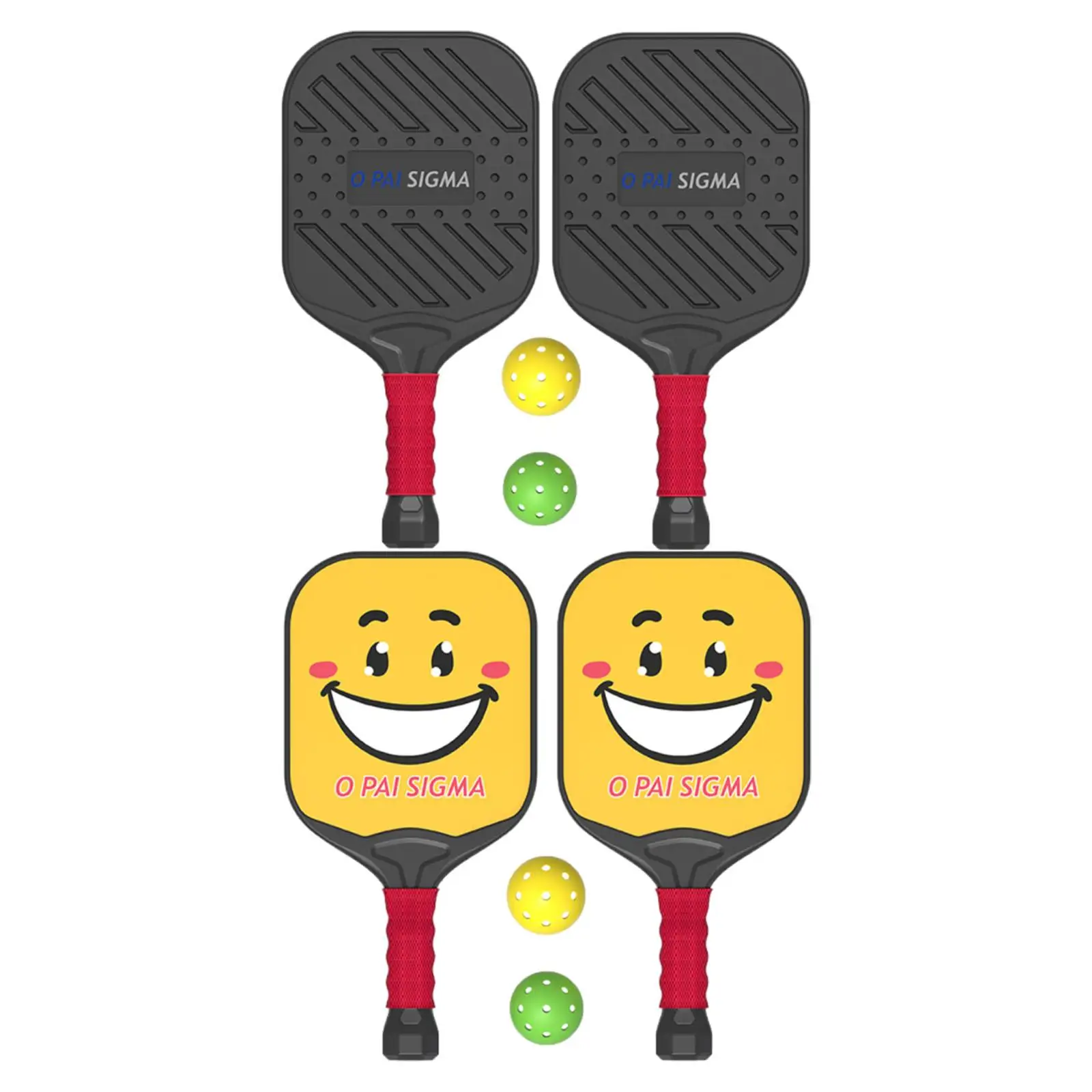 Juego de raquetas de Pickleball, suministros deportivos con cómodas paletas de agarre antideslizantes para entrenamiento de jugadores intermedios principiantes