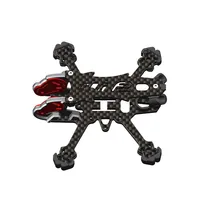 AlfaRC Fox-2 Frame Kit for DJI O4 Air Unit 50MM Propeller Toothpick FPV RC Racing Drone Caddx Nebula Vista 1002 1003 1203 Motor