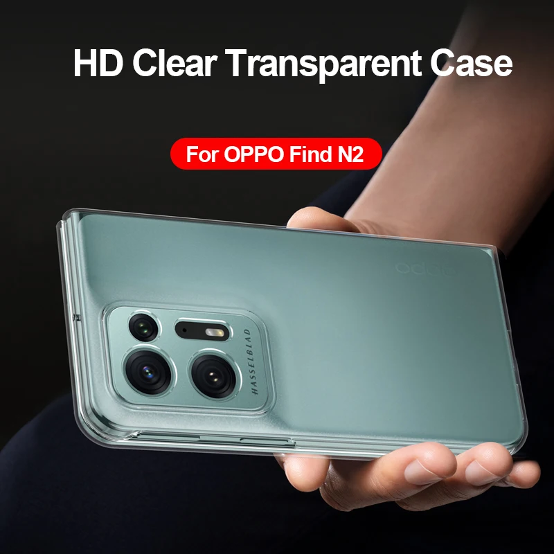 Custodia Con Anello Per OPPO Find N2 Flip 5G, Verde, In PC Antiurto | Cover Sottile Con Protezione Per Cerniera, Schermo E Fotocamera, Antiscivolo