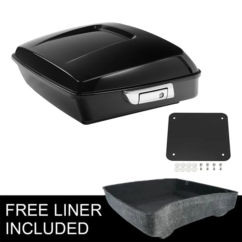 Motorcycle Chopped Trunk For Harley Touring Electra Glide Street Road Glide King 2014-2025