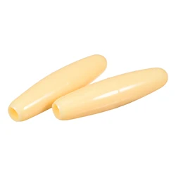 Uxcell 5Pcs Guitar Single Tremolo Arm Bar Tip Cap 5mm Dia ABS Yellow Cover for Electric Guitars Arm Crank Handles