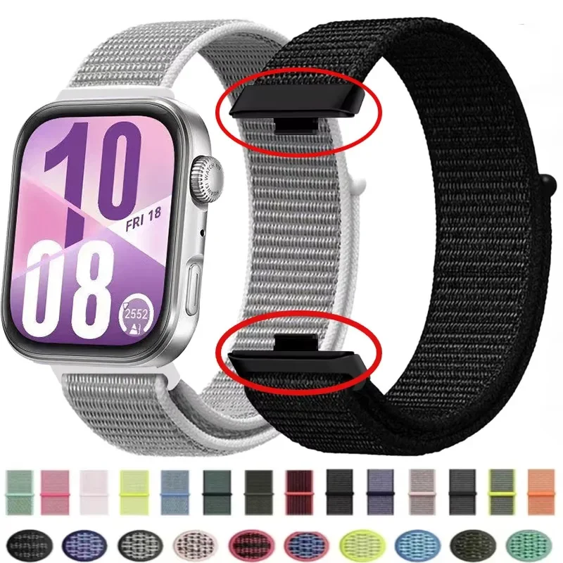 حزام نايلون لساعة Huawei Watch Fit 4 3 المنسوجة الرياضية Smartwatch معصمه Correa Huawei Watch Fit 4/4 Pro حزام سوار حزام الساعات #1