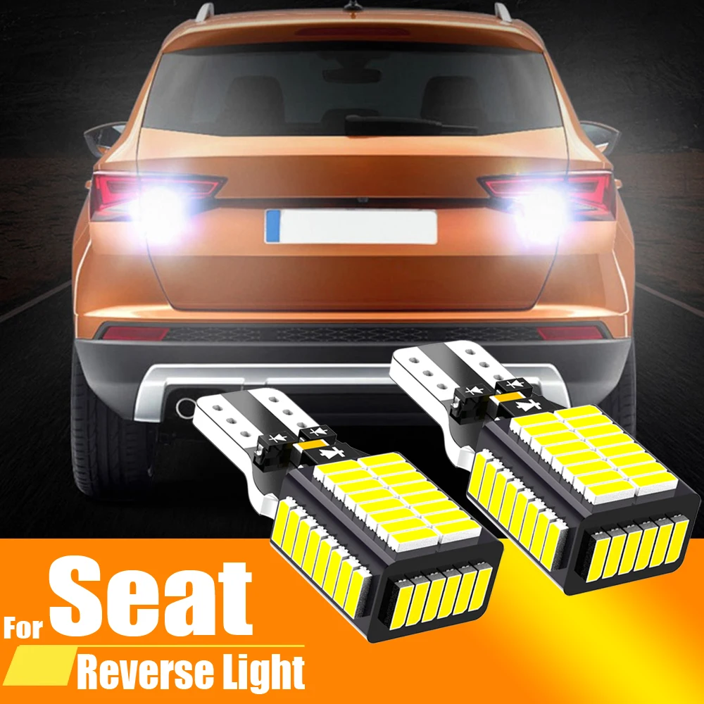 2pcs LED Backup Light Blub Reverse Lamp W16W T15 921 Canbus No Error For Seat Alhambra MK2 Ibiza MK5 KJ 2017-2020 Ateca