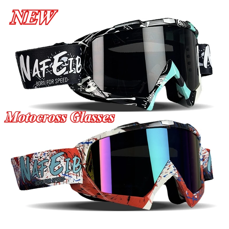 

2024 New Motorcycle Goggles for Men Motocross Safety Protective MX Outdoor Sports Night Vision Goggles Vintage Driving Glasses