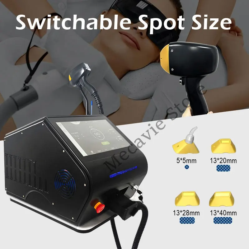 Diode Laser Hair Removal Machine 2025 New Portable 4000W 4 Waves 808nm 755nm 940nm 1064nm Professional Permanent Equipment