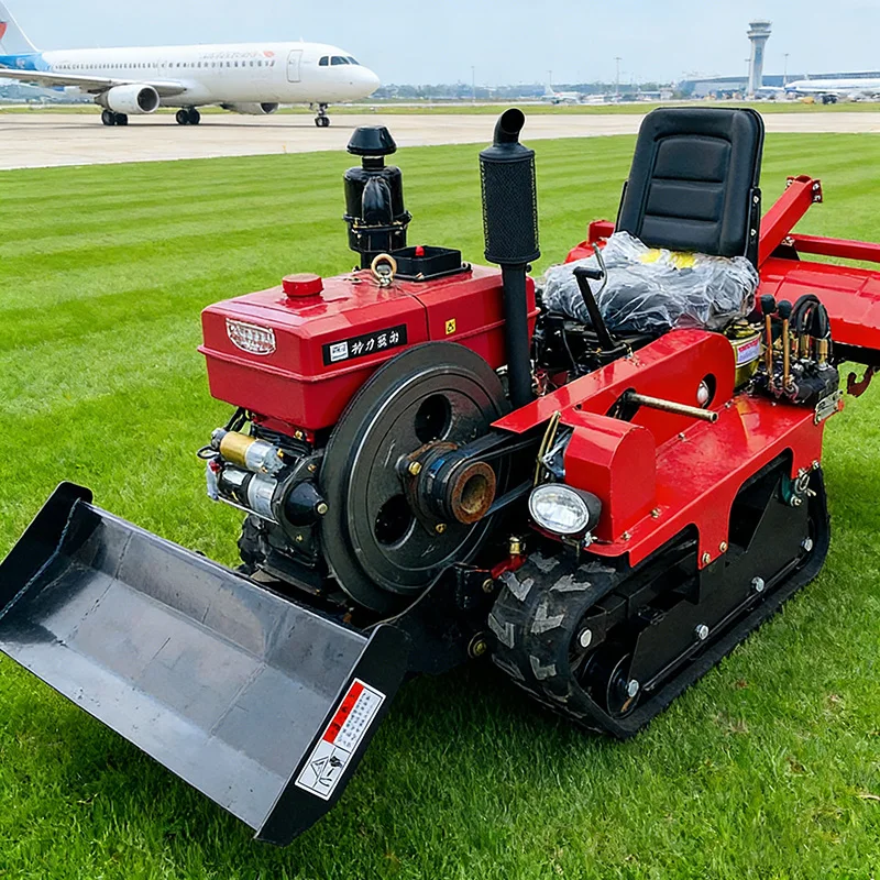 

Customized Farm Used Multifunctional Crawler Tractor Full Terrain Mini Cultivator Rotary Tiller