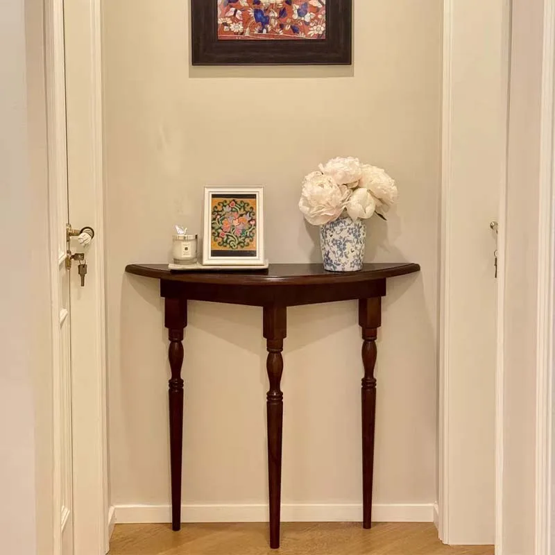 Corner Slim Console Tables Space Saving Simple Minimalist Rustic Console Table Trendy Glamour Meuble Salon Furniture Living Room