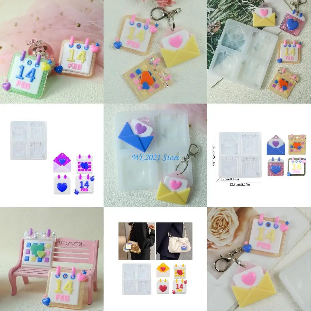 

G5GC Valentines Day Theme DIY Hand-Making Jewelry Making Tool for Keychain Pendants