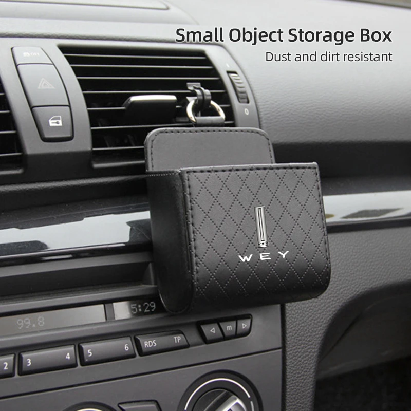 

Car Air Vent Mobile Phone Storage Box Small Hanging Case For Wey GREAT WALL HAVAL H6 H9 M6 F7 F7X POER